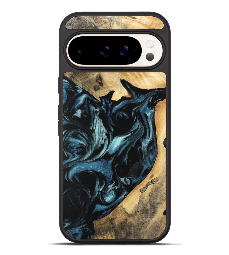 Pixel 9 Pro XL Wood Phone Case - Rosa (Blue, 741114)