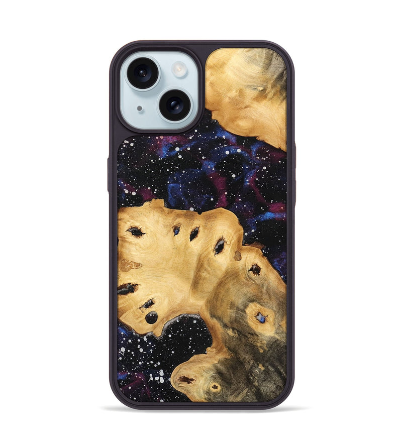 iPhone 15 Wood Phone Case - Rahel (Cosmos, 741123)