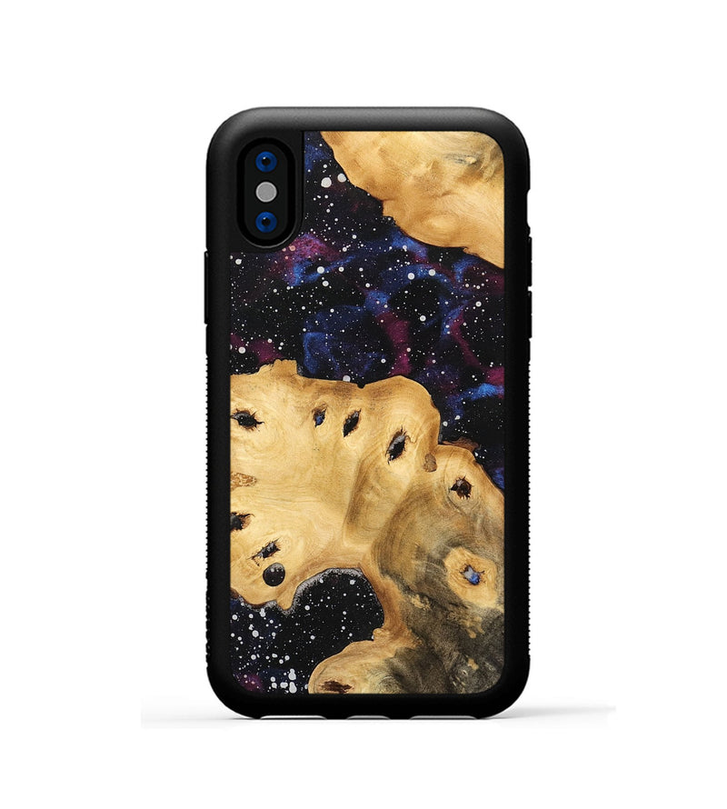 iPhone Xs Wood Phone Case - Rahel (Cosmos, 741123)