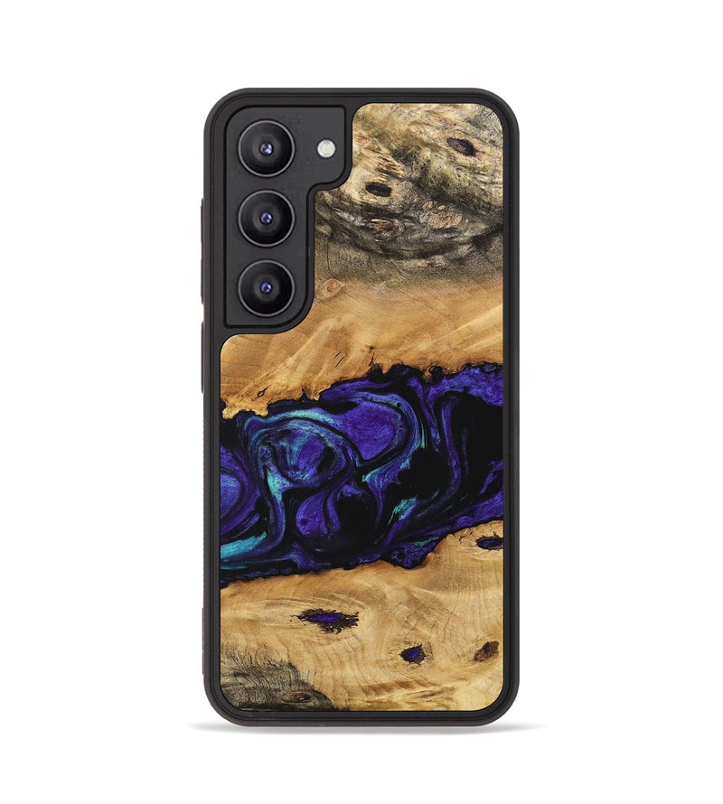 Galaxy S23 Wood Phone Case - Alie (Purple, 741139)