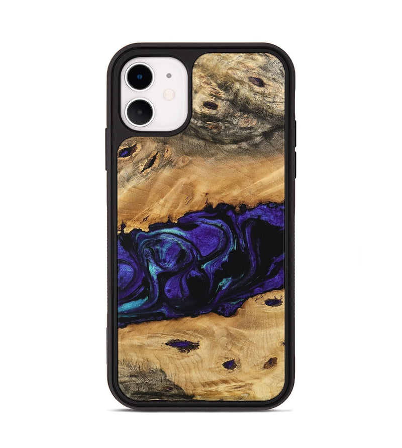 iPhone 11 Wood Phone Case - Alie (Purple, 741139)