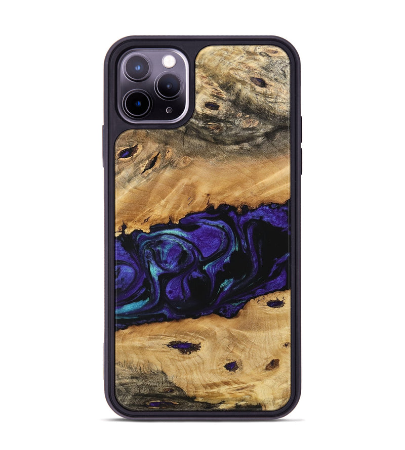 iPhone 11 Pro Max Wood Phone Case - Alie (Purple, 741139)