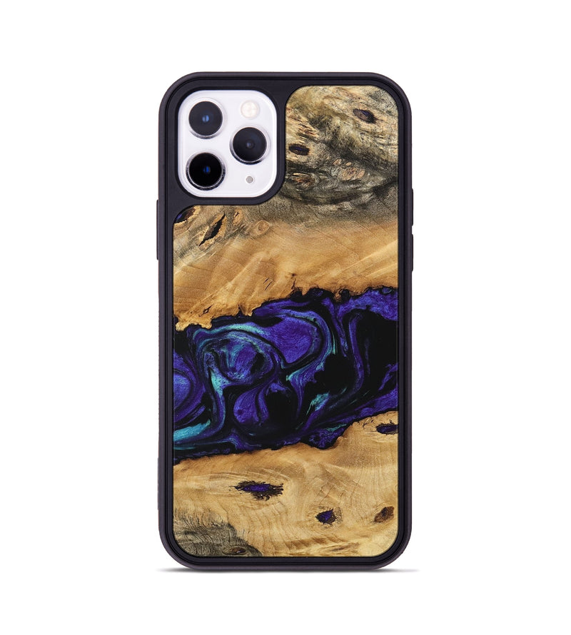 iPhone 11 Pro Wood Phone Case - Alie (Purple, 741139)