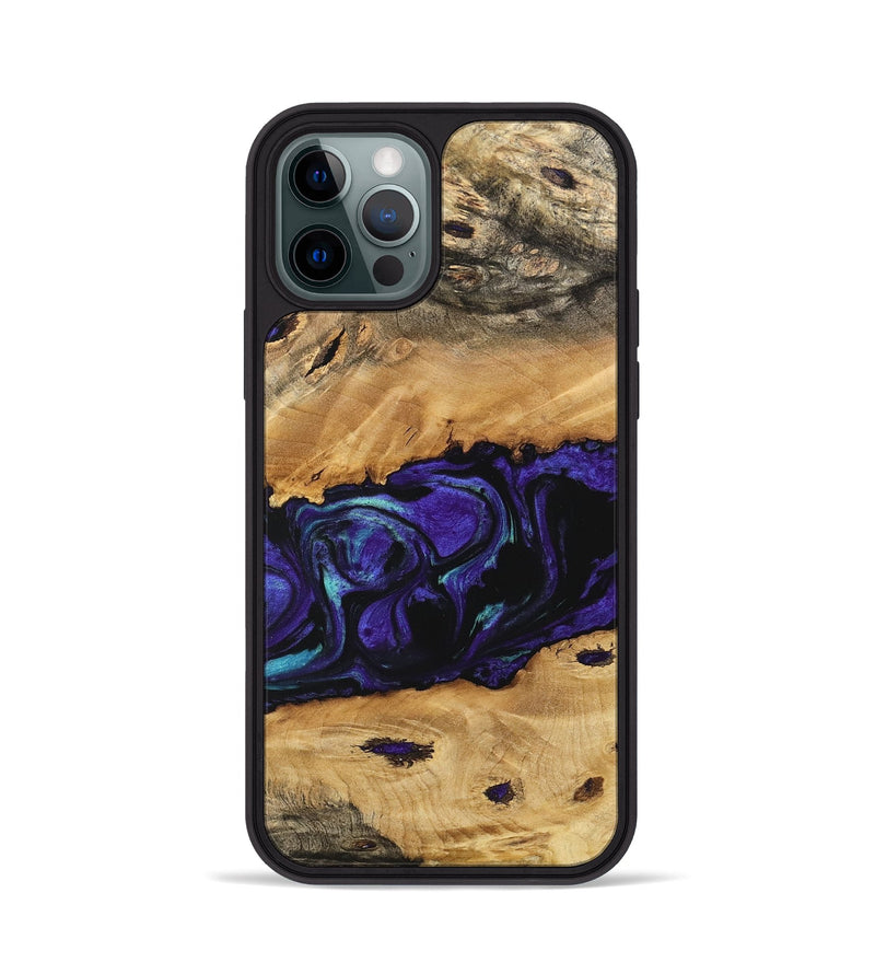 iPhone 12 Pro Wood Phone Case - Alie (Purple, 741139)