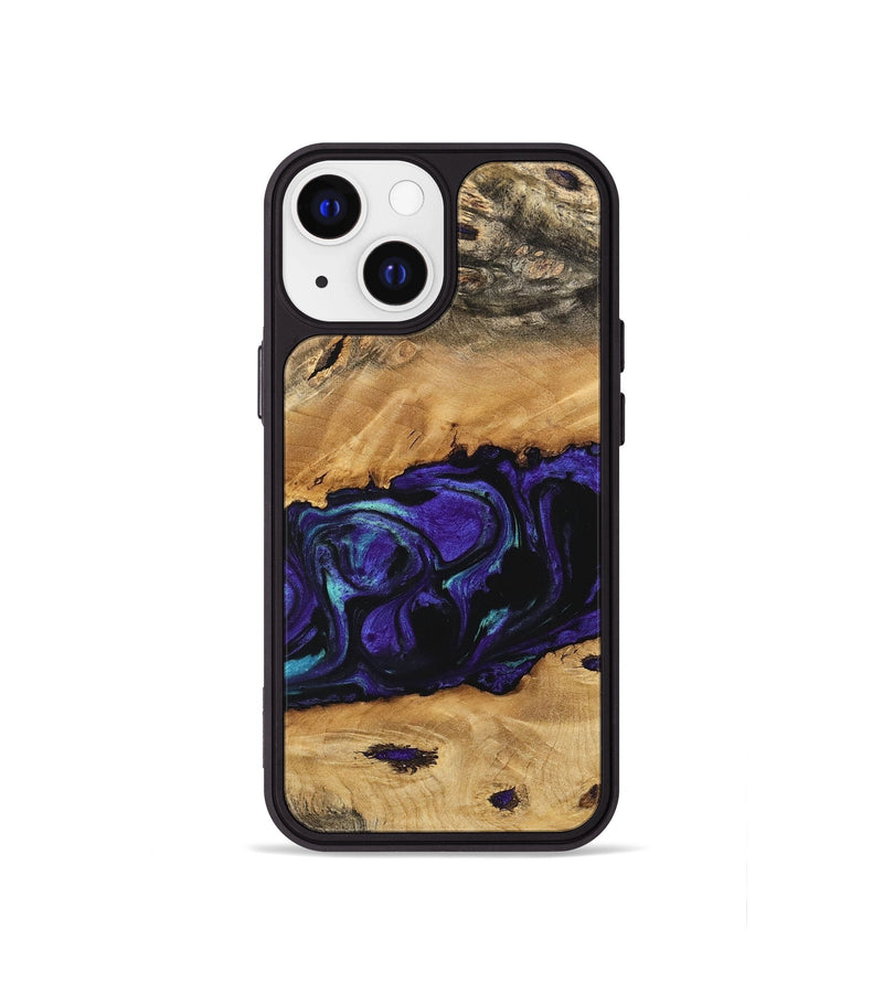 iPhone 13 mini Wood Phone Case - Alie (Purple, 741139)