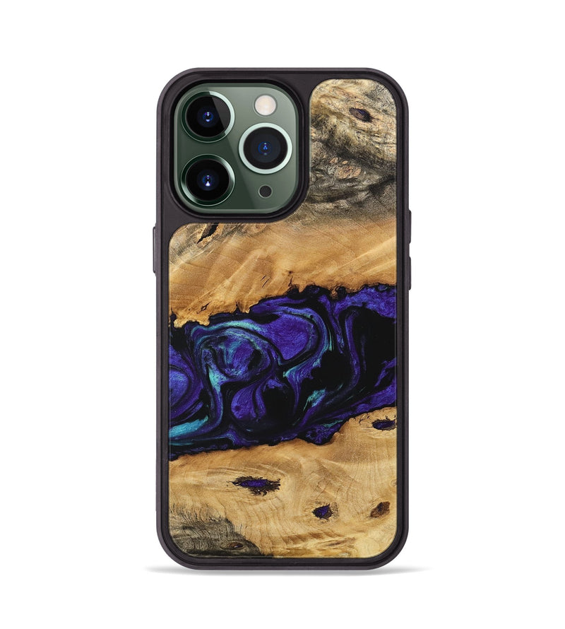 iPhone 13 Pro Wood Phone Case - Alie (Purple, 741139)