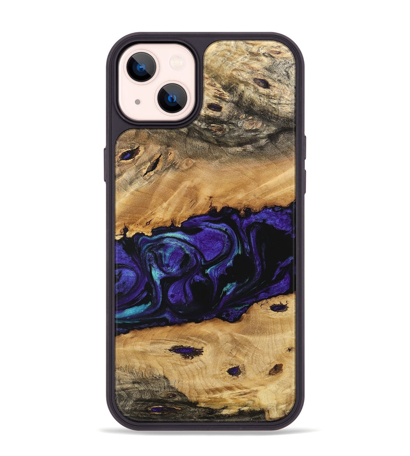 iPhone 14 Plus Wood Phone Case - Alie (Purple, 741139)