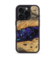 iPhone 16 Pro Wood Phone Case - Alie (Purple, 741139)