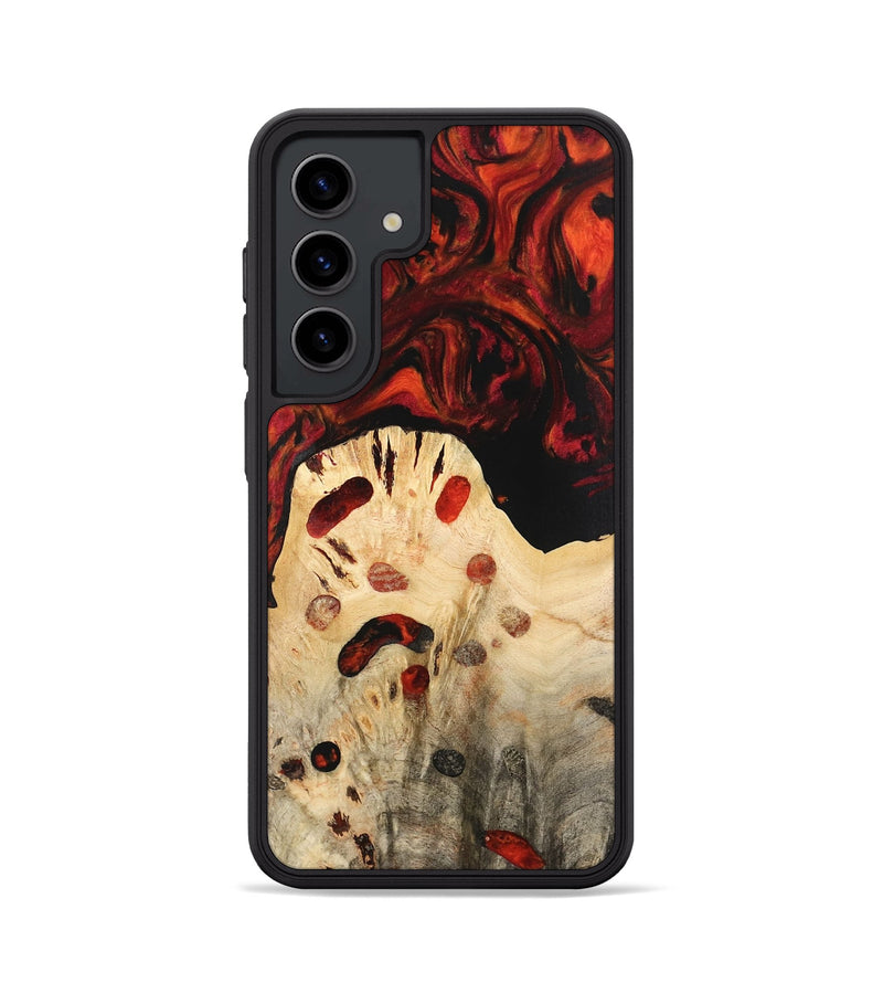 Galaxy S24 Wood Phone Case - Lance (Red, 741153)