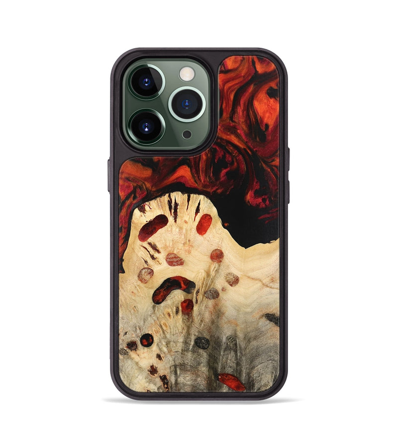 iPhone 13 Pro Wood Phone Case - Lance (Red, 741153)