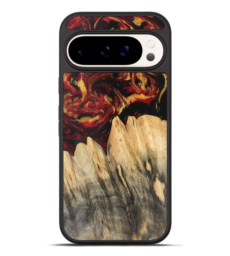 Pixel 9 Pro XL Wood Phone Case - Kari (Red, 741160)