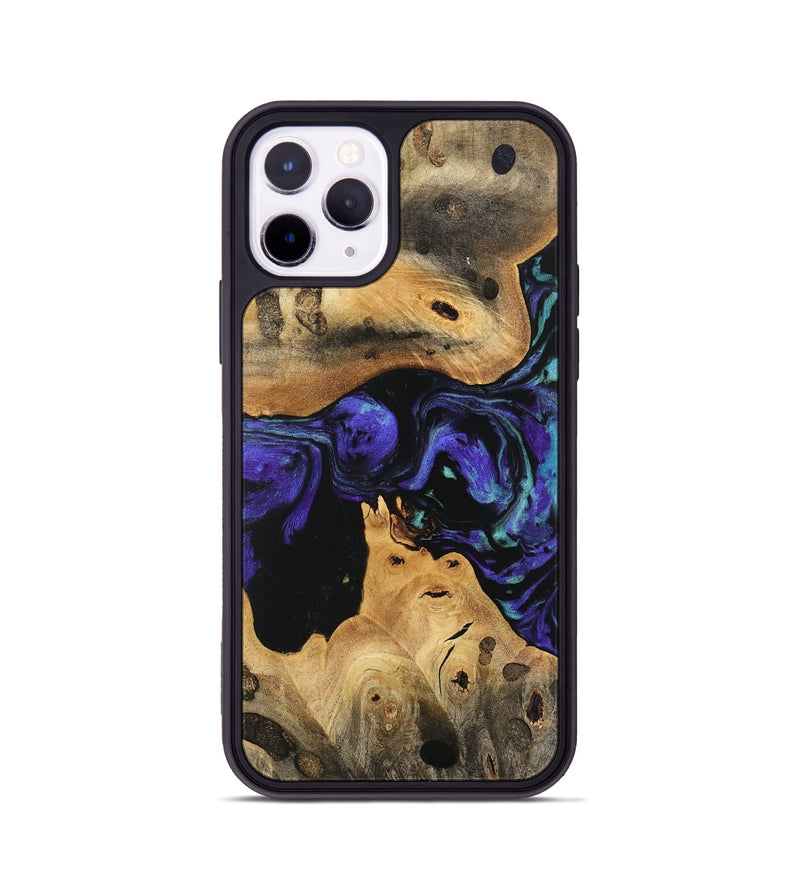 iPhone 11 Pro Wood Phone Case - Ende (Purple, 741161)