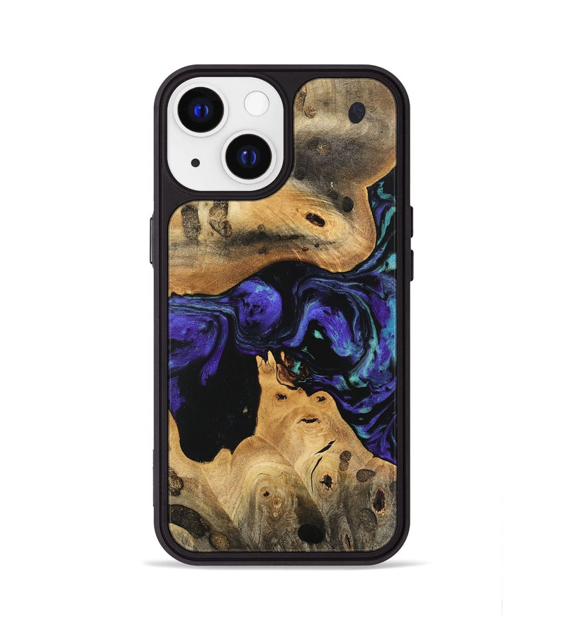 iPhone 13 Wood Phone Case - Ende (Purple, 741161)