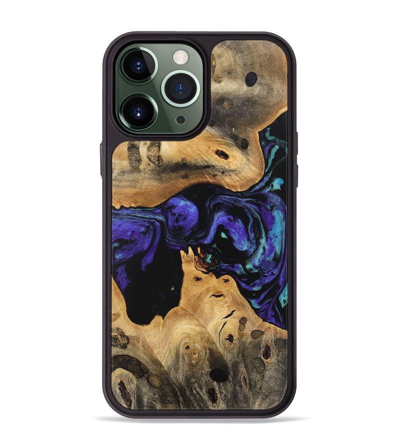 iPhone 13 Pro Max Wood Phone Case - Ende (Purple, 741161)