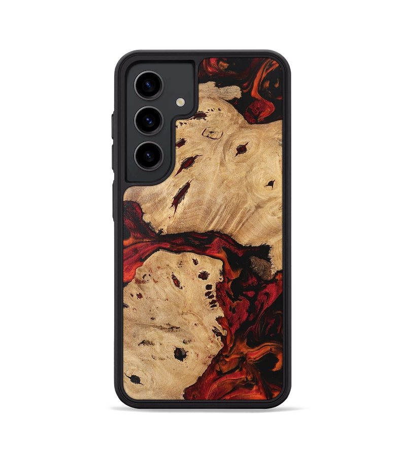 Galaxy S24 Wood Phone Case - Lenore (Red, 741170)