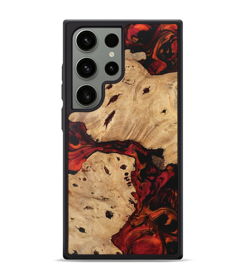 Galaxy S24 Ultra Wood Phone Case - Lenore (Red, 741170)