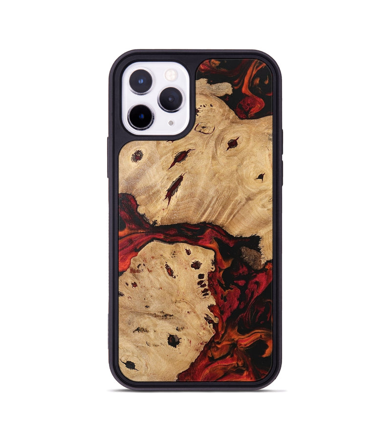 iPhone 11 Pro Wood Phone Case - Lenore (Red, 741170)