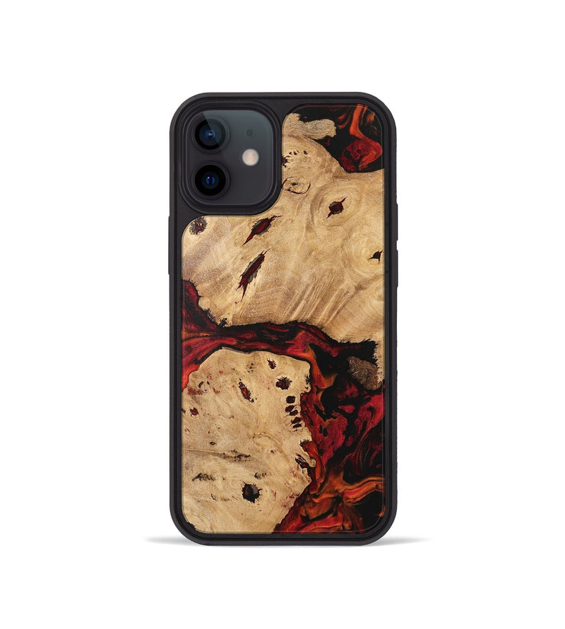 iPhone 12 mini Wood Phone Case - Lenore (Red, 741170)