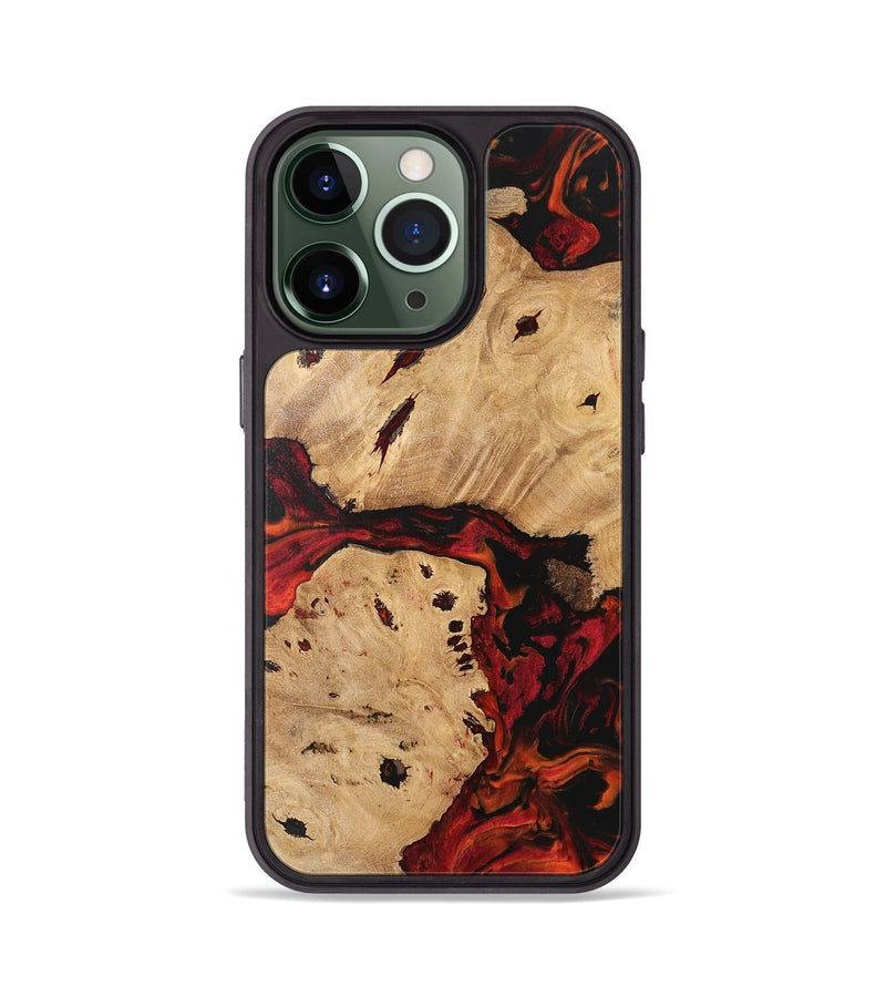 iPhone 13 Pro Wood Phone Case - Lenore (Red, 741170)