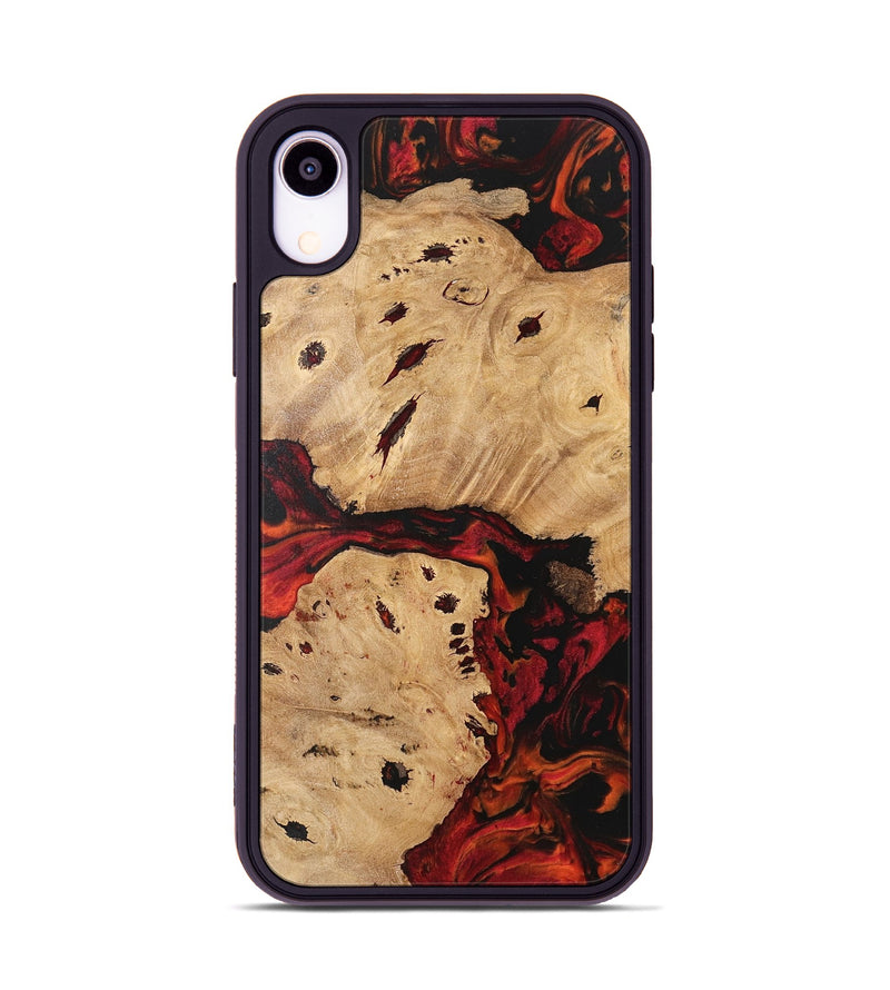 iPhone Xr Wood Phone Case - Lenore (Red, 741170)