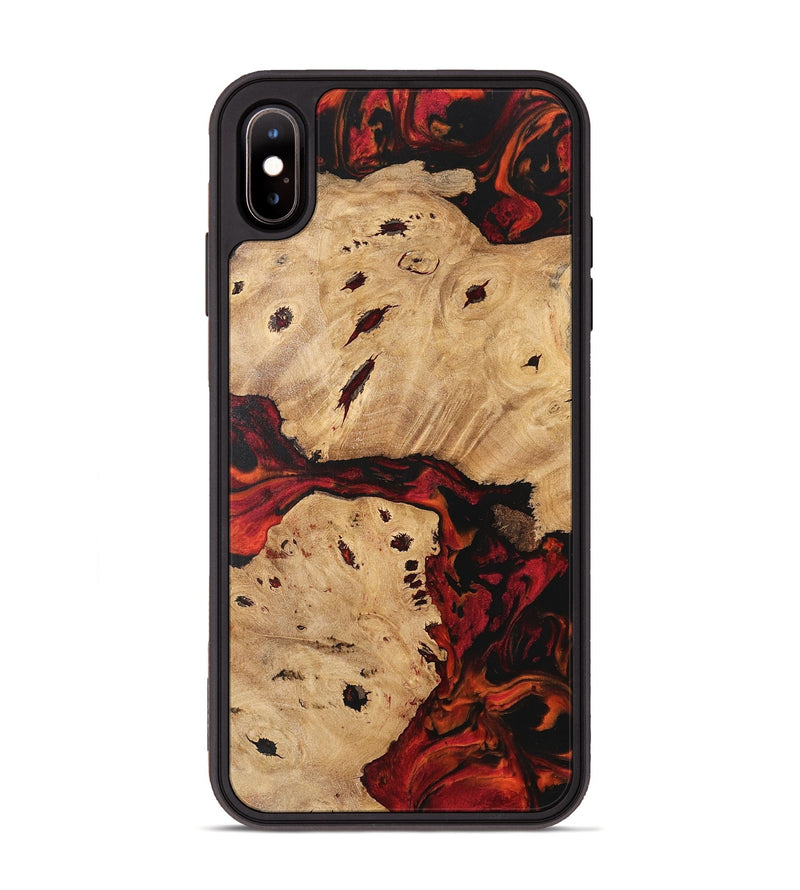 iPhone Xs Max Wood Phone Case - Lenore (Red, 741170)