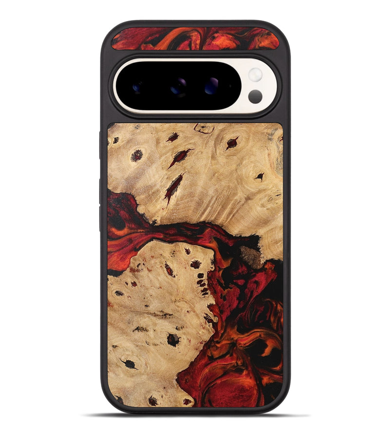 Pixel 9 Pro XL Wood Phone Case - Lenore (Red, 741170)