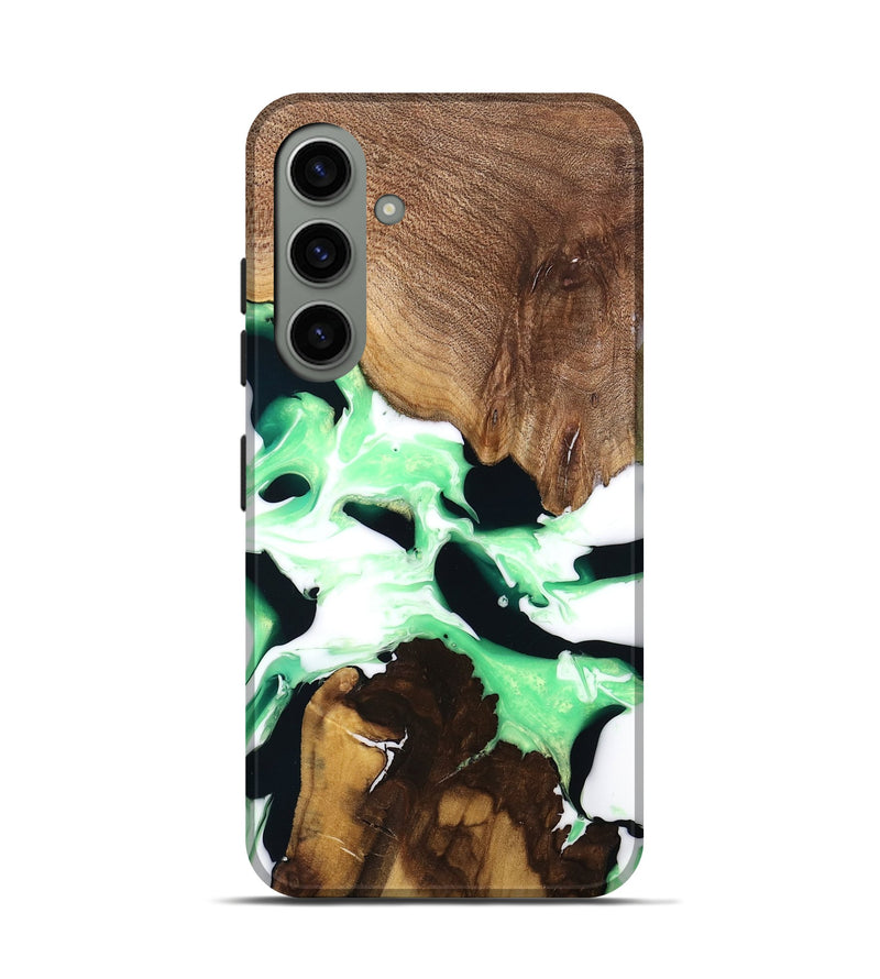 Galaxy S24 Wood Live Edge Phone Case - Lucina (Green, 741334)