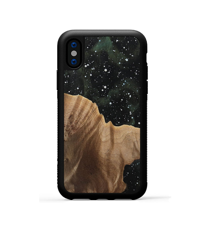 iPhone Xs Wood Phone Case - Levie (Cosmos, 741350)