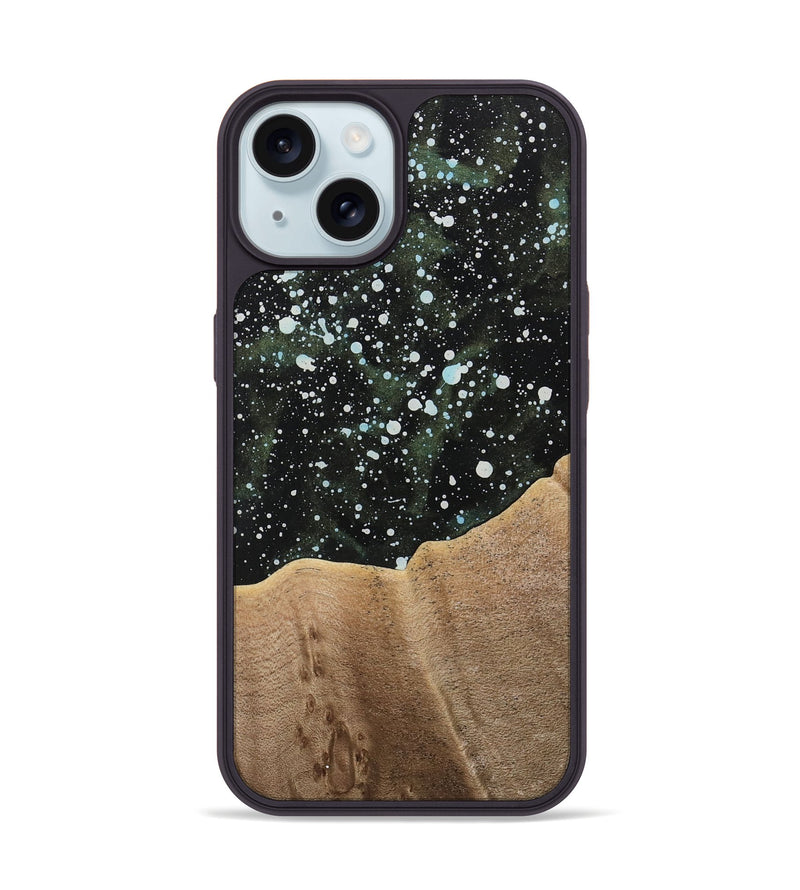 iPhone 15 Wood Phone Case - Sharee (Cosmos, 741351)