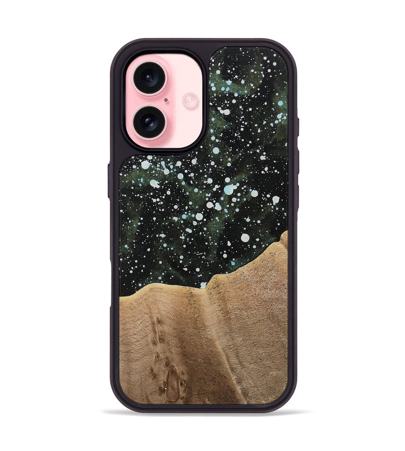 iPhone 16 Wood Phone Case - Sharee (Cosmos, 741351)