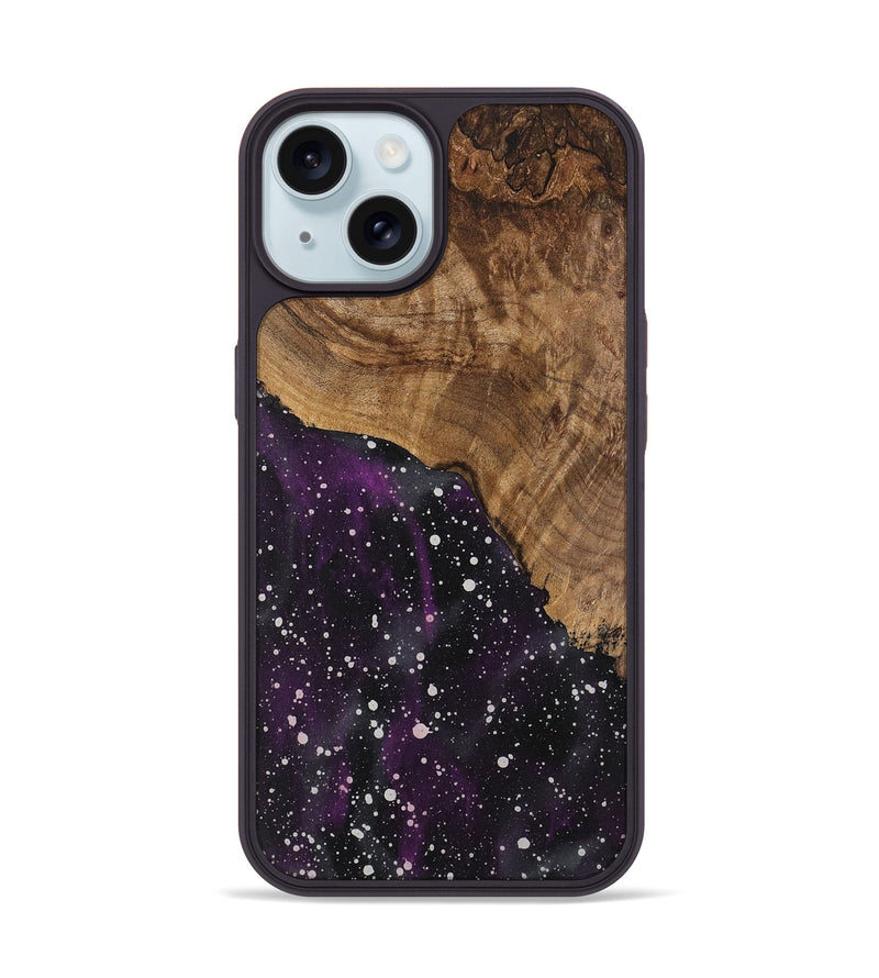 iPhone 15 Wood Phone Case - Casi (Cosmos, 741354)