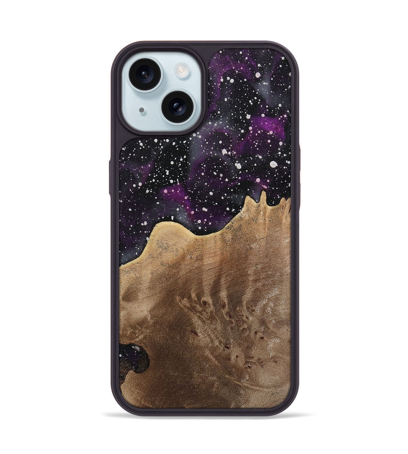 iPhone 15 Wood Phone Case - Gidget (Cosmos, 741364)