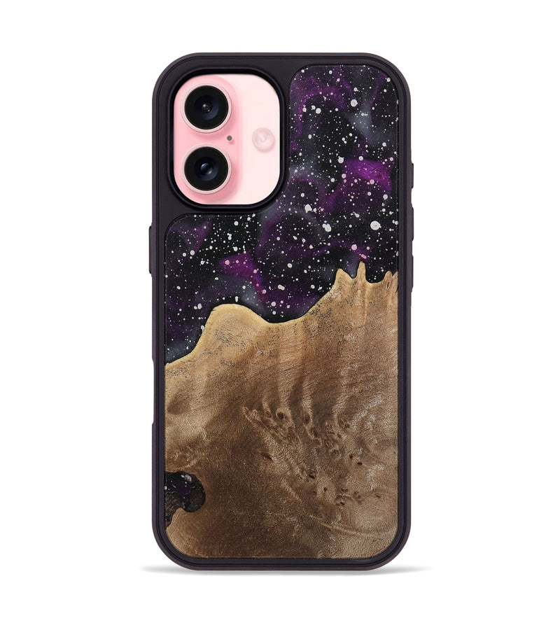 iPhone 16 Wood Phone Case - Gidget (Cosmos, 741364)