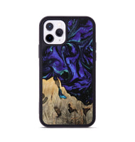 iPhone 11 Pro Wood Phone Case - Daffi (Purple, 741373)