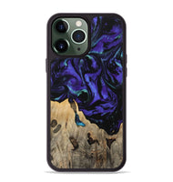 iPhone 13 Pro Max Wood Phone Case - Daffi (Purple, 741373)