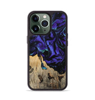 iPhone 13 Pro Wood Phone Case - Daffi (Purple, 741373)