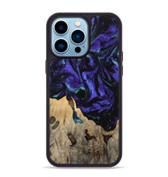 iPhone 14 Pro Max Wood Phone Case - Daffi (Purple, 741373)