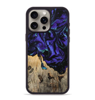 iPhone 15 Pro Max Wood Phone Case - Daffi (Purple, 741373)