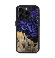 iPhone 15 Pro Wood Phone Case - Daffi (Purple, 741373)