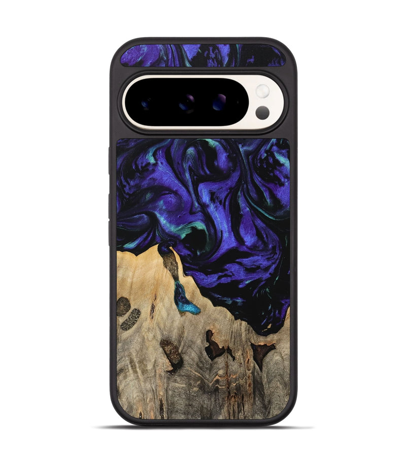 Pixel 9 Pro Wood Phone Case - Daffi (Purple, 741373)