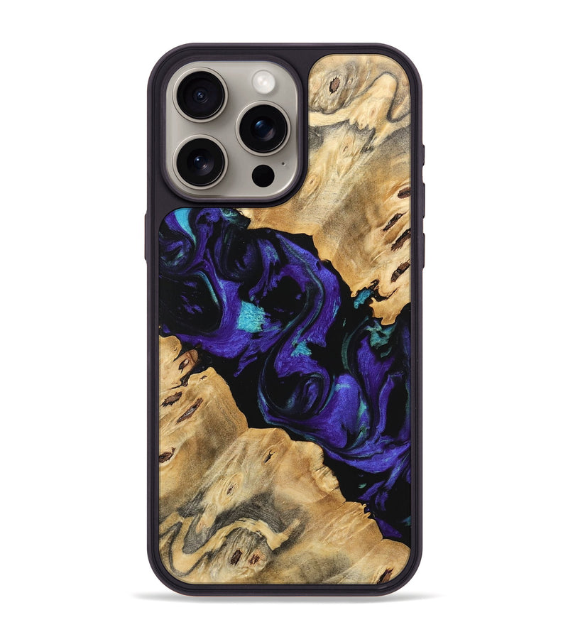 iPhone 15 Pro Max Wood Phone Case - Baby (Purple, 741374)