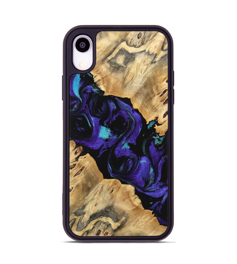 iPhone Xr Wood Phone Case - Baby (Purple, 741374)