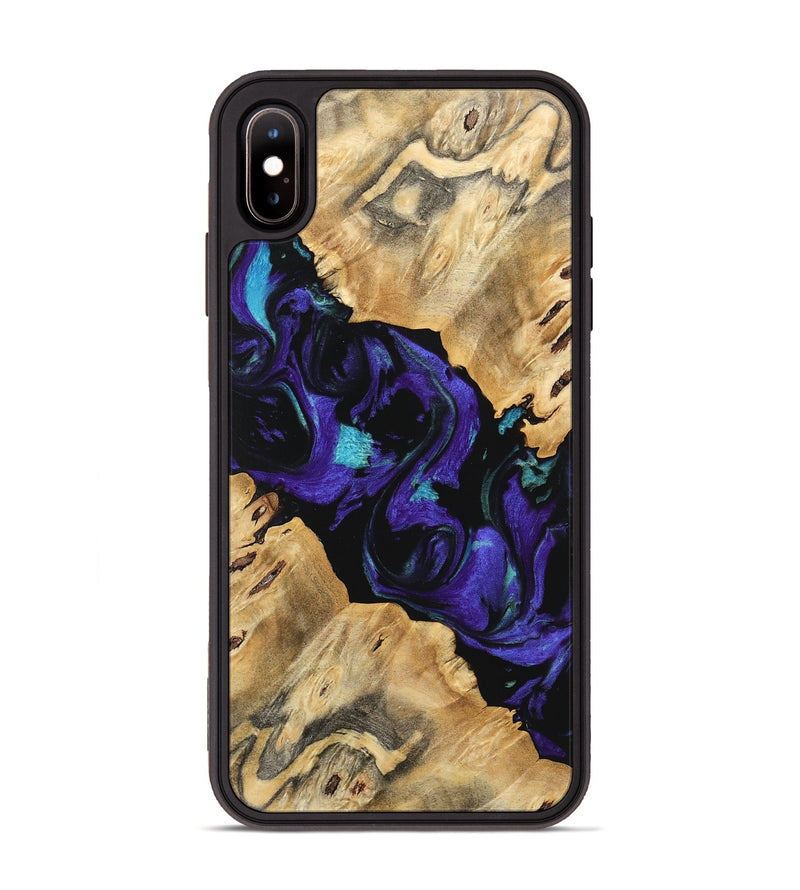 iPhone Xs Max Wood Phone Case - Baby (Purple, 741374)