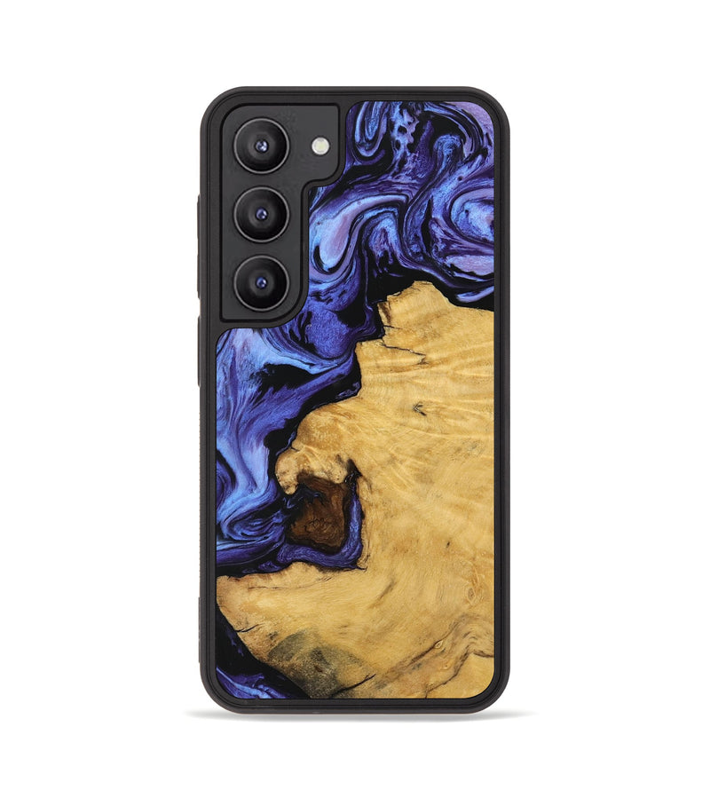 Galaxy S23 Wood Phone Case - Dave (Purple, 741375)