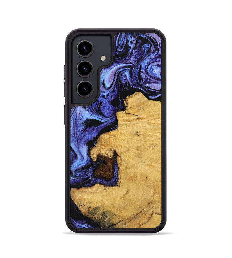 Galaxy S24 Wood Phone Case - Dave (Purple, 741375)