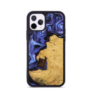 iPhone 11 Pro Wood Phone Case - Dave (Purple, 741375)