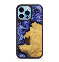 iPhone 14 Pro Max Wood Phone Case - Dave (Purple, 741375)