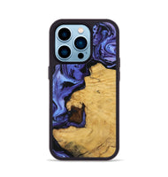 iPhone 14 Pro Wood Phone Case - Dave (Purple, 741375)