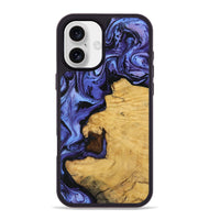 iPhone 16 Plus Wood Phone Case - Dave (Purple, 741375)