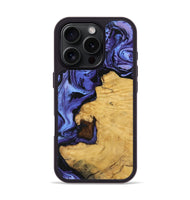 iPhone 16 Pro Wood Phone Case - Dave (Purple, 741375)